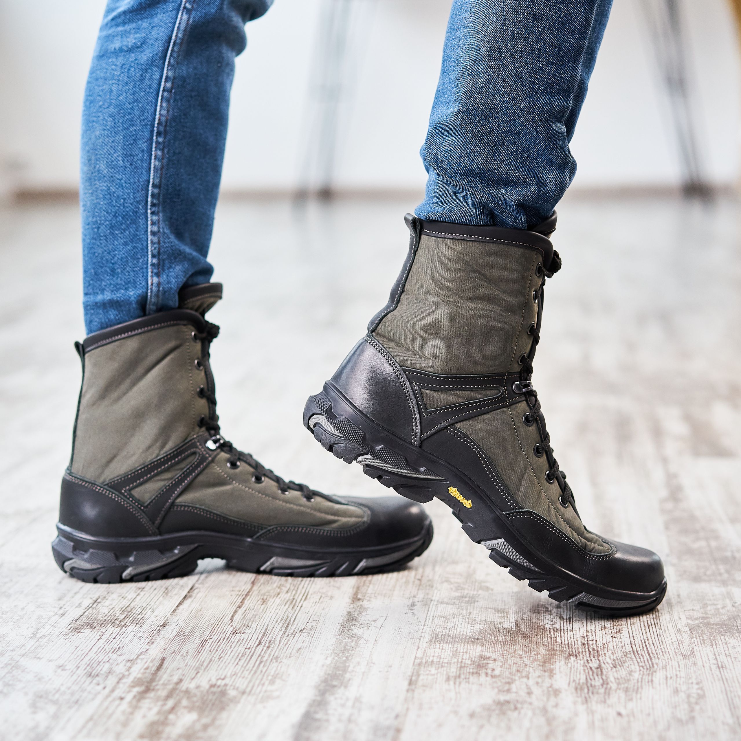 Ботинки мужские Matur Unty L-047 хаки 45 RU