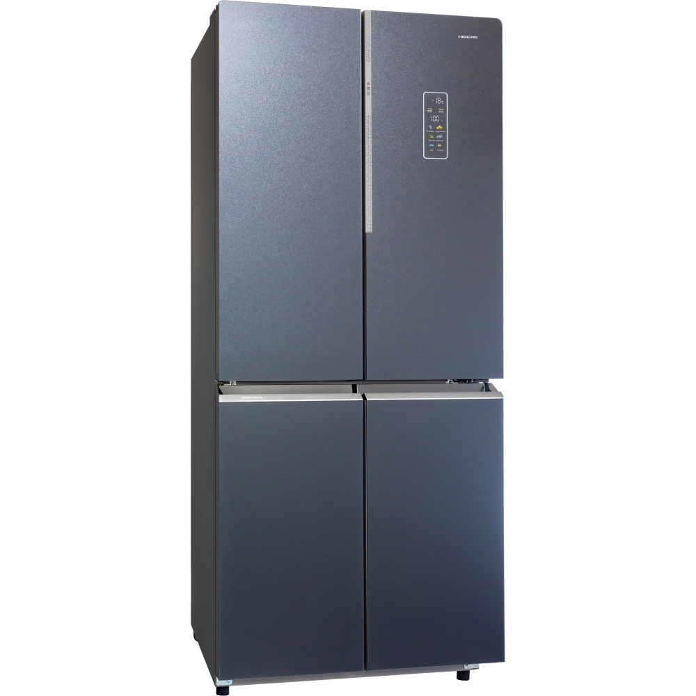 Холодильник Hiberg RFQ-590G GT серый холодильник hiberg rf 40dd nfs однокамерный класс а 384 л total no frost серый