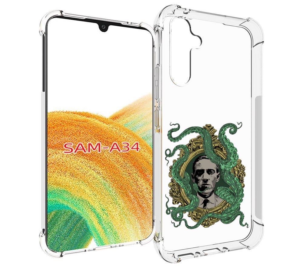 

Чехол MyPads портрет с кракеном для Samsung Galaxy A34, Tocco