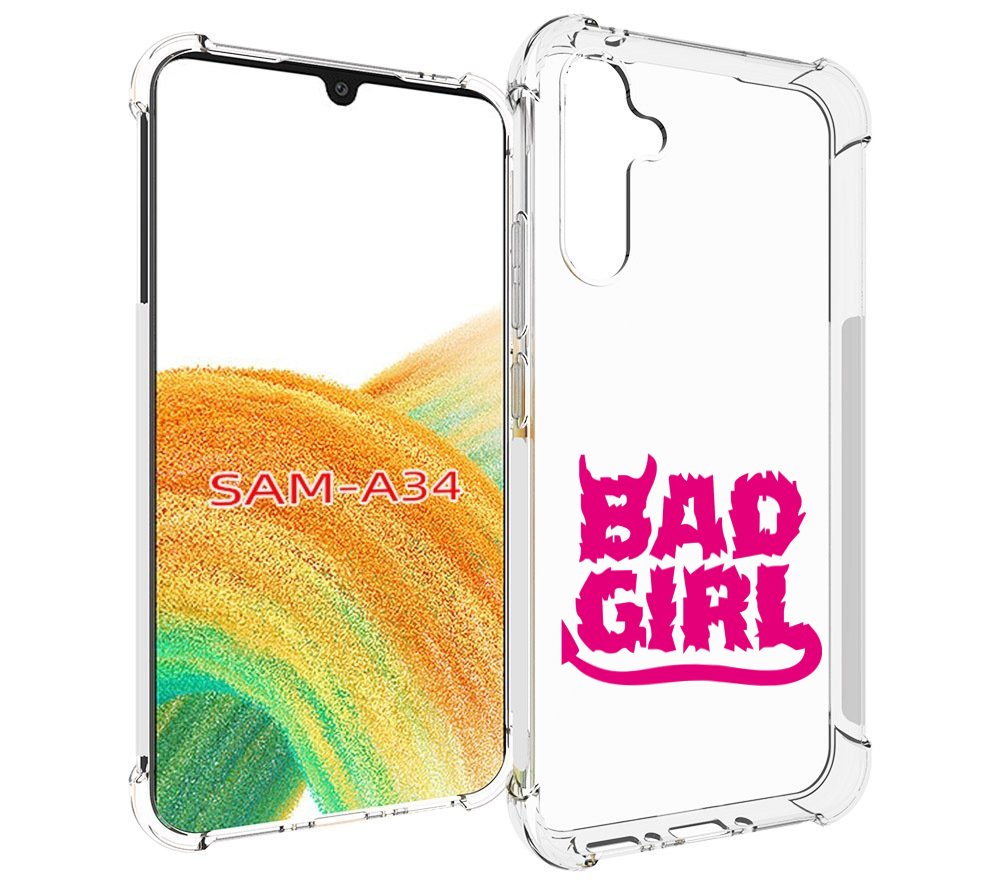 

Чехол MyPads плохая девочка для Samsung Galaxy A34, Tocco