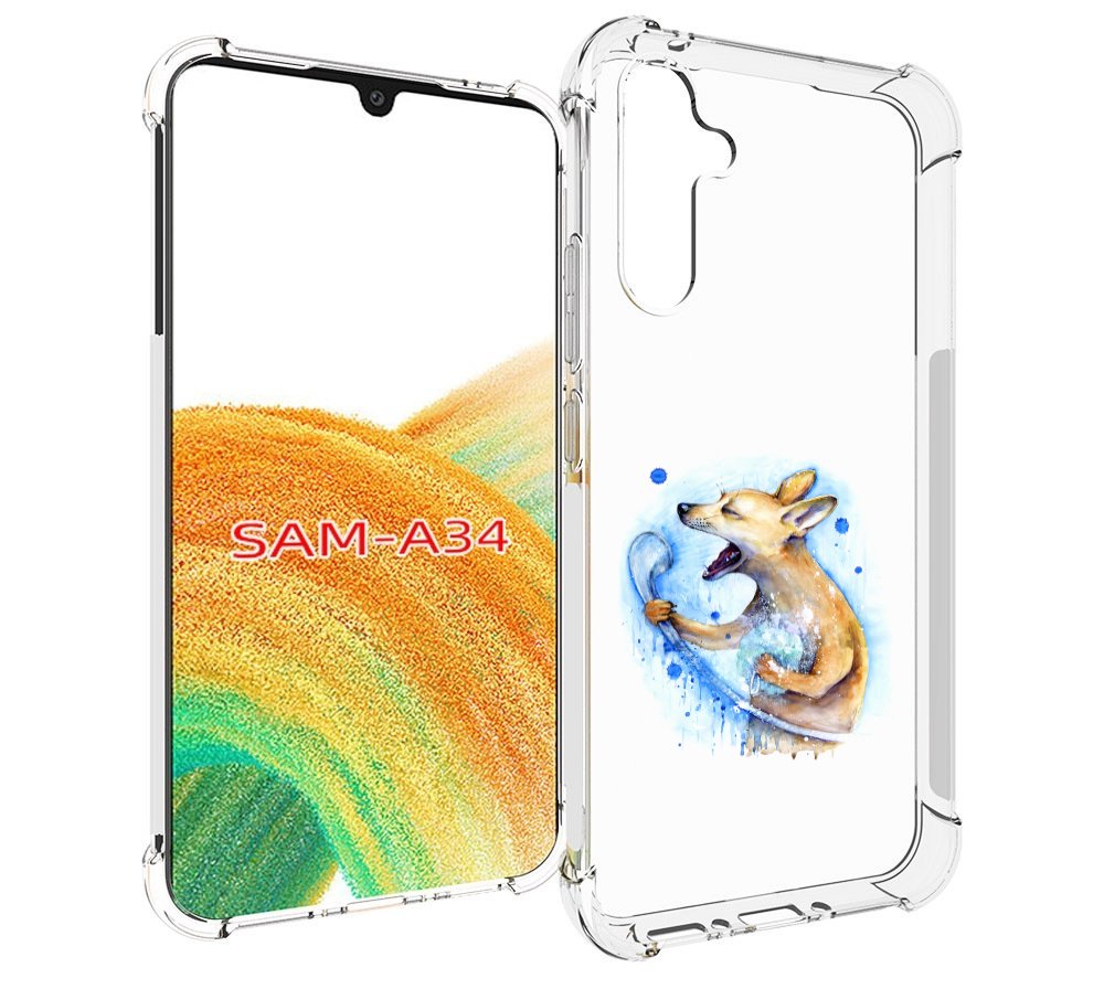 

Чехол MyPads пение в душе для Samsung Galaxy A34, Tocco