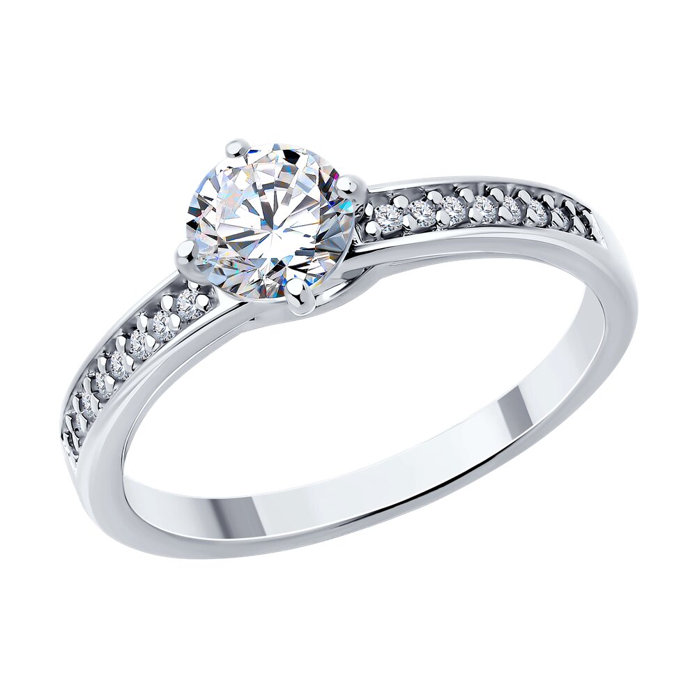 

Кольцо из серебра р. 19,5 Diamant 94-110-02135-1, фианит, 94-110-02135-1
