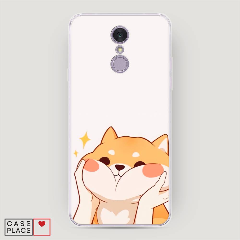 

Чехол Awog на LG Q7 (Plus, Alpha) "Сладкий песик", Оранжевый, 83550-1