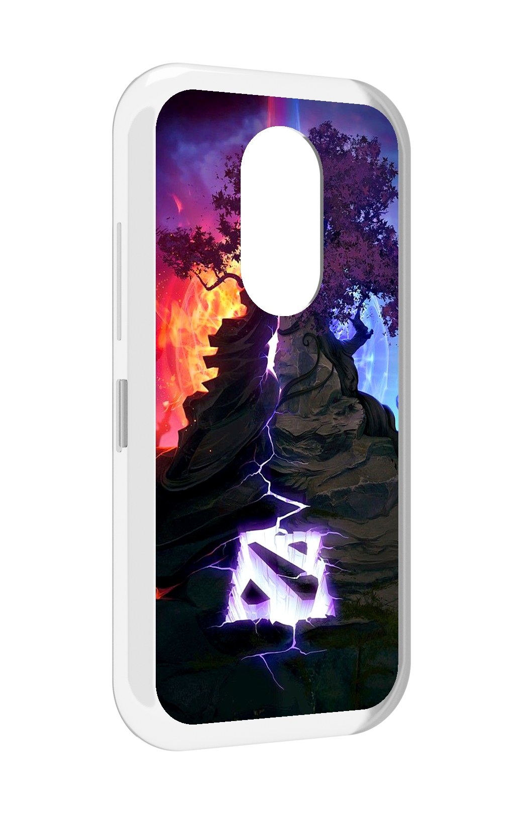 

Чехол MyPads dota 2 логотип для Doogee S61 / S61 Pro, Прозрачный, Tocco