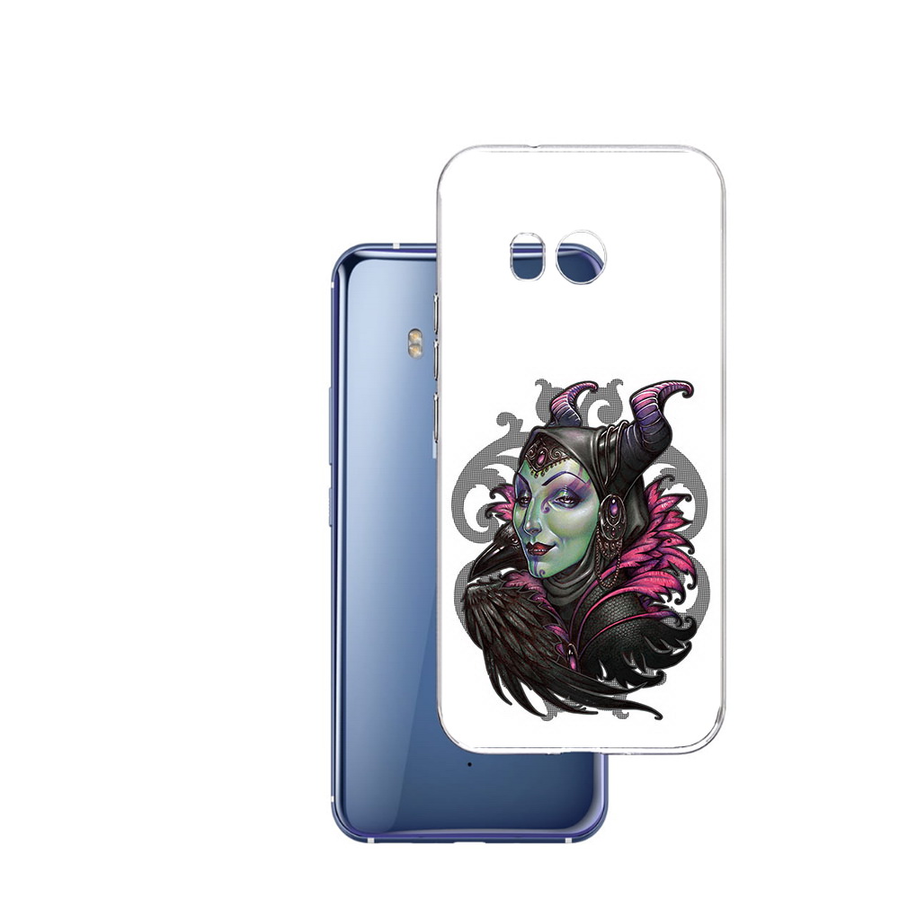 

Чехол MyPads Tocco для HTC U11 зеленая девушка с вороном, Прозрачный, Tocco