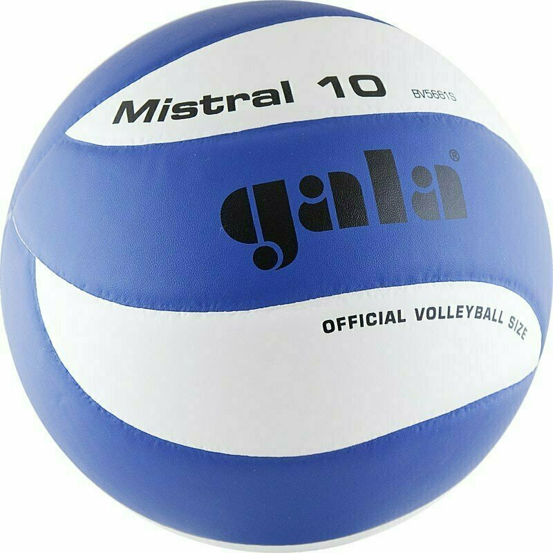 фото Мяч волейбольный gala mistral 10 арт. bv5661s, р. 5, синт. кожа пу, клееный, бут. камера,