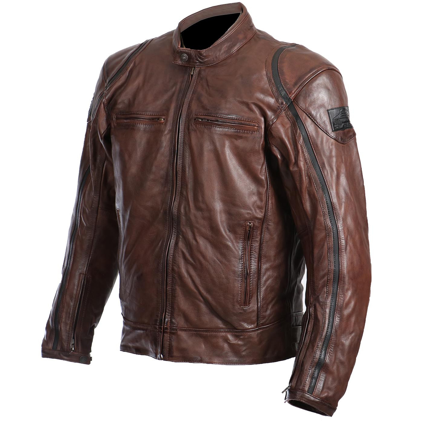 

Мотокуртка Sweep Roadster кожаная brown/black 3XL, Коричневый;черный, Roadster