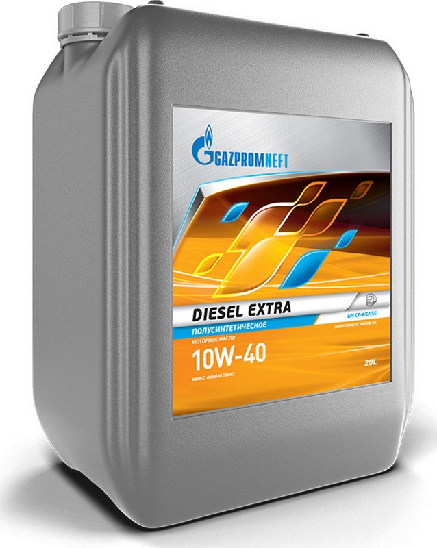 

Моторное масло Gazpromneft полусинтетическое Diesel Extra 10W40 20л, Diesel Extra