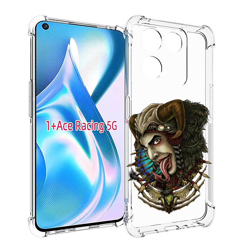 

Чехол MyPads длинный язык для OnePlus Ace Racing, Прозрачный, Tocco