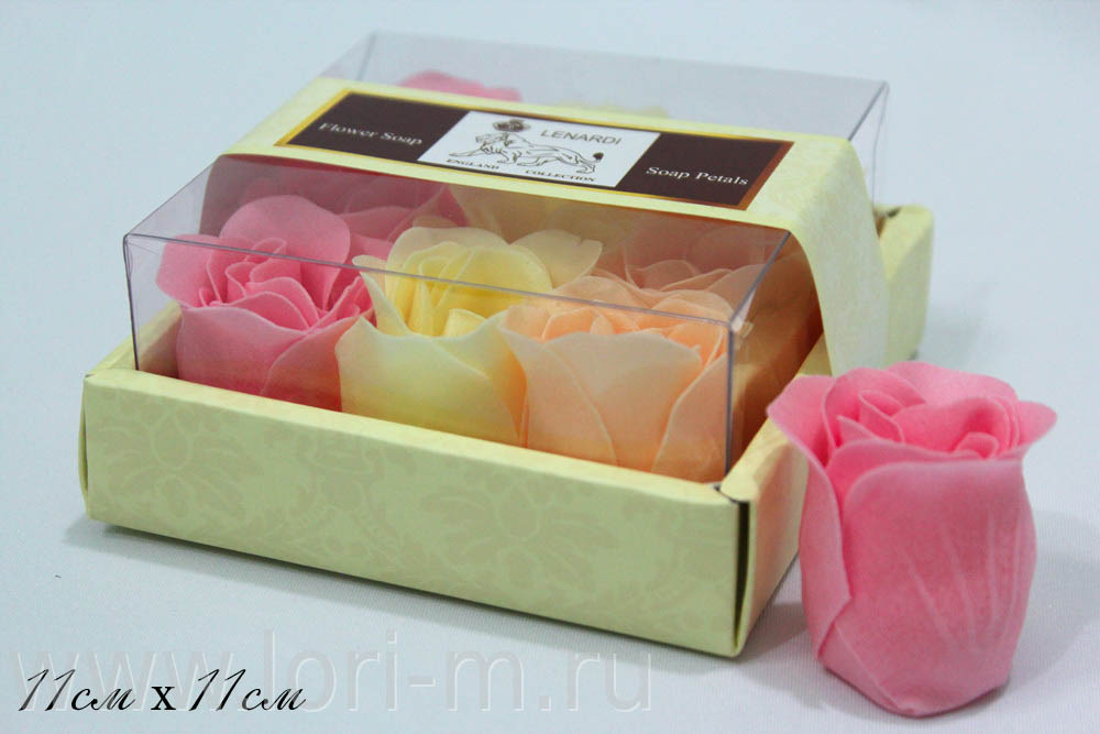 Мыло декоративное в подарочной упаковке 118-699-017 cosmeya бомбочки для ванн набор бурлящих шаров в подарочной упаковке 6 0