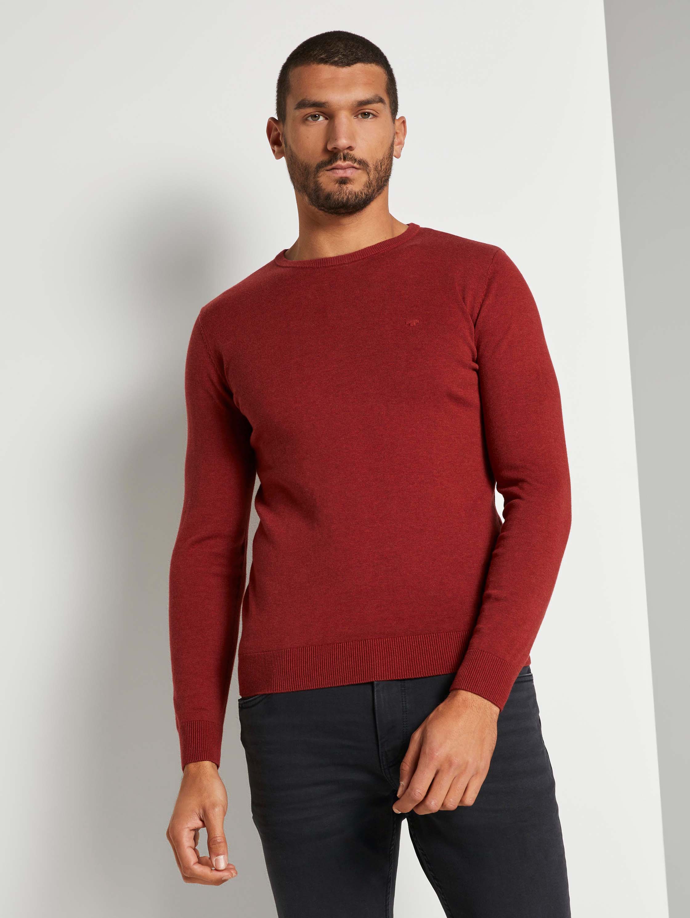 

Джемпер мужской TOM TAILOR 1012819 красный S, 1012819