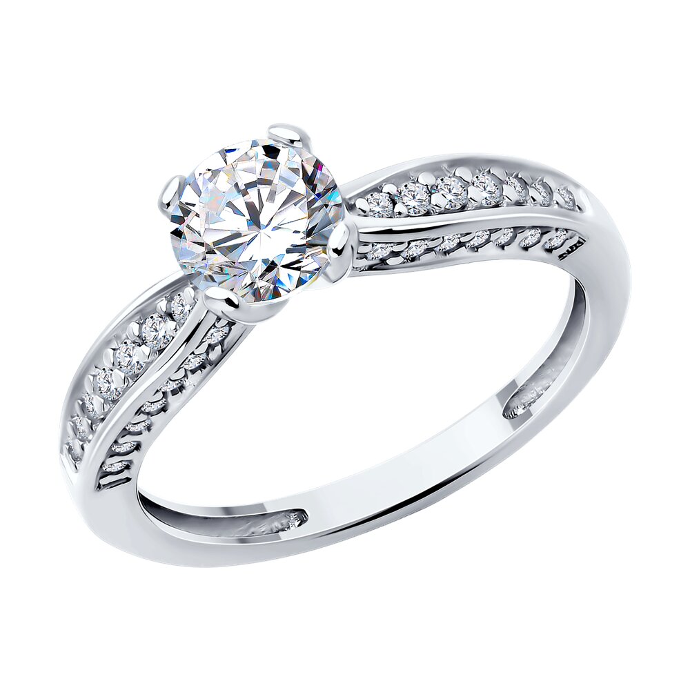 

Кольцо из серебра р. 17 Diamant 94-110-02639-1, фианит, 94-110-02639-1