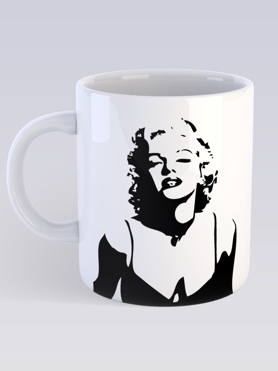 фото Кружка сувенирshop певица "мерилин монро / marilyn monroe" 330 мл cu-mzmm2-w/s