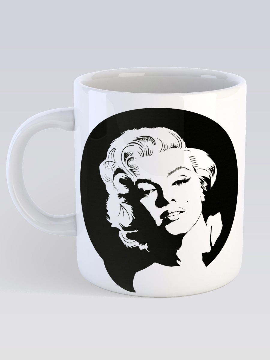 фото Кружка сувенирshop певица "мерилин монро / marilyn monroe" 330 мл cu-mzmm1-w/s