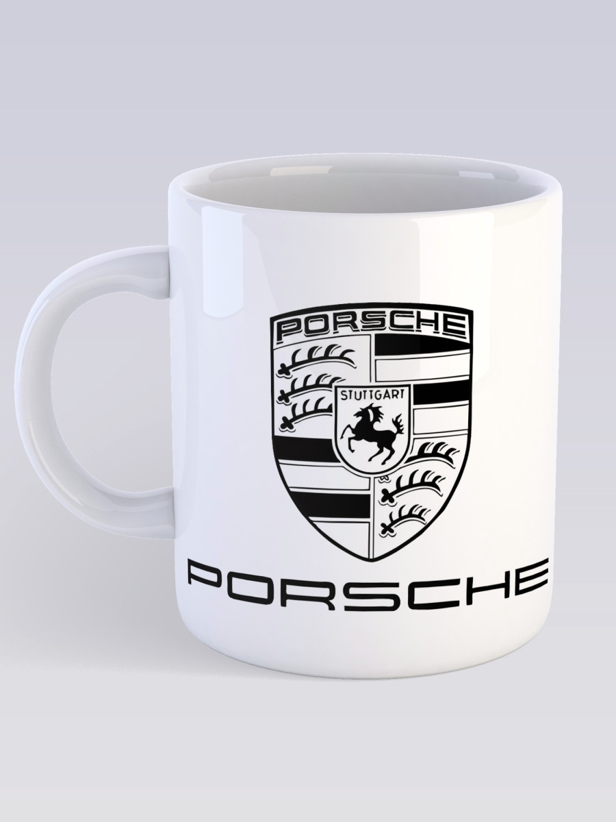 фото Кружка сувенирshop марка автомобиля "порше / porshe" 330 мл cu-aupr1-w/s
