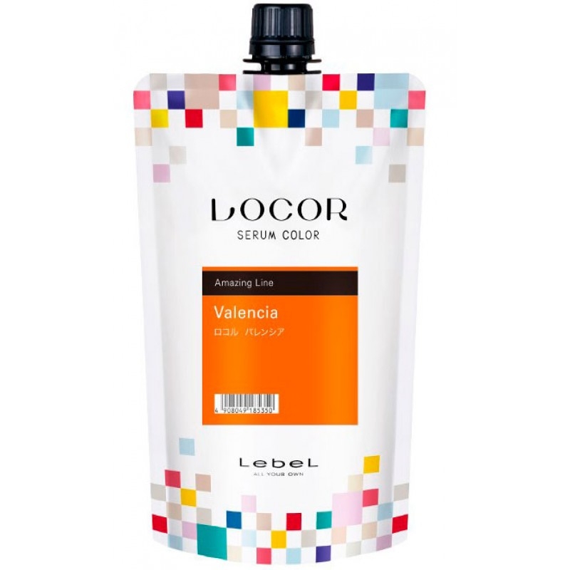 фото Оттеночный краситель-уход locor serum color valencia lebel