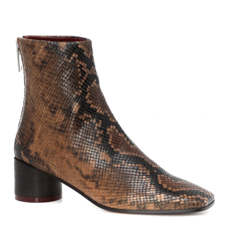 

Женские ботильоны MM6 MAISON MARGIELA SQUARE TOE 6 HEEL ANKLE BOOT цв. коричневый 40 EU, S66WU0011