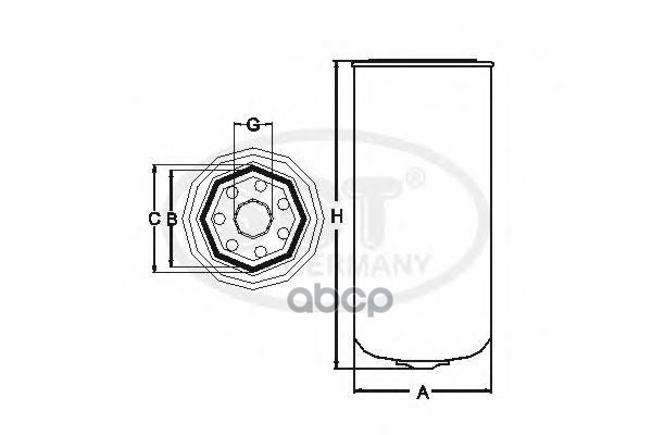 

Топливный Фильтр Volvo/Man Trucks SCT арт. st6007, ST6007