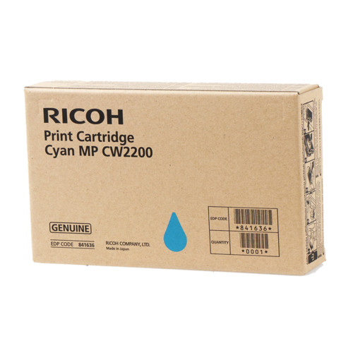 

Картридж для струйного принтера Ricoh 841636 MPCW2200 Cyan, Голубой