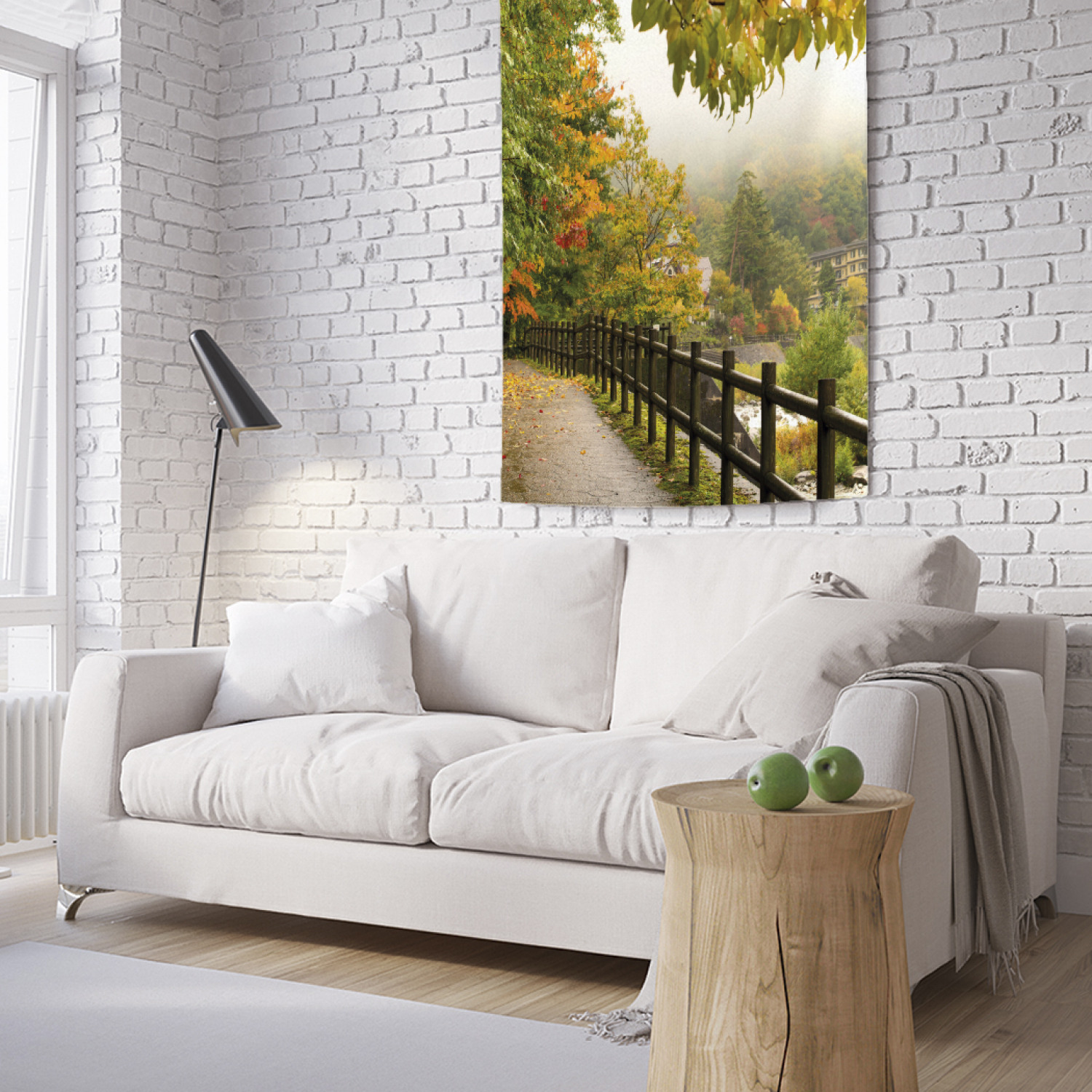 

Вертикальное фотопанно на стену JoyArty Осенняя дорога 100x150 см, Осенняя дорога