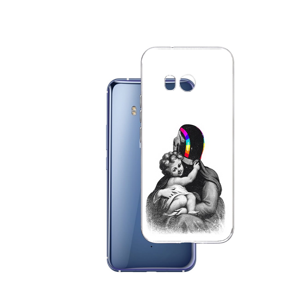 

Чехол MyPads Tocco для HTC U11 защитник в шлеме, Прозрачный, Tocco