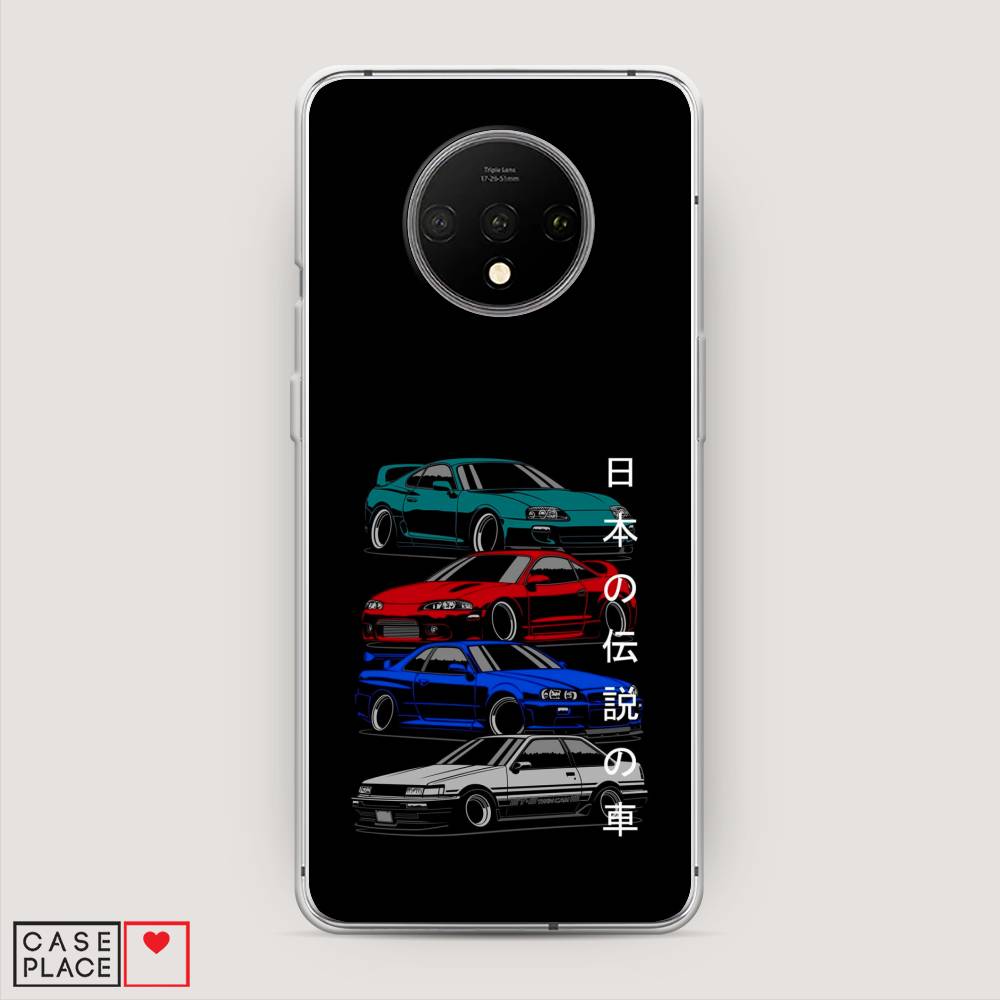 

Чехол Awog на OnePlus 7T / ВанПлас 7T "JDM Legend cars", Зеленый;красный;синий, 150950-5