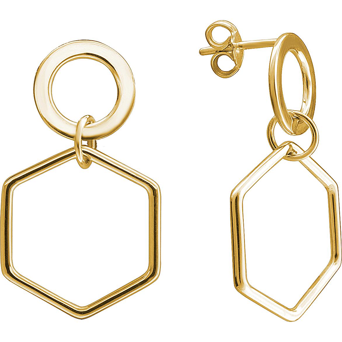 

Серьги женские из золота Эстет 01С0313300, без вставки, 01С0313300
