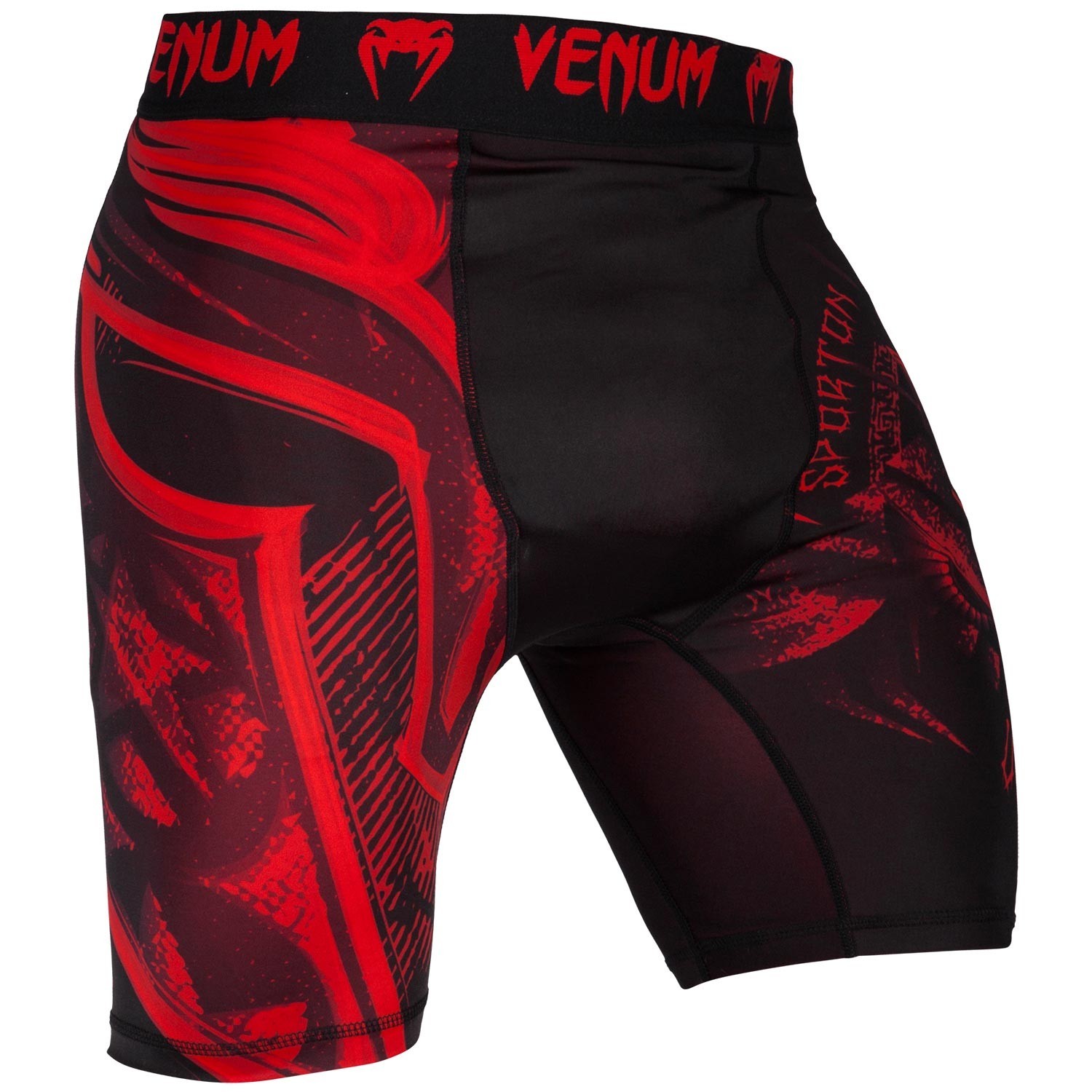 фото Компрессионные шорты venum gladiator black/red s