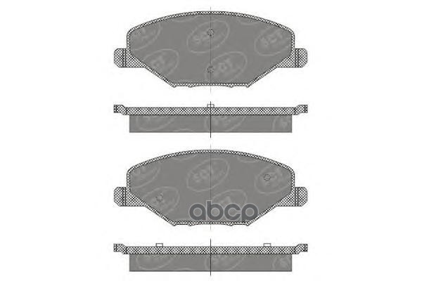 

Колод. Торм.Задн. Vw Polo Седан 10-/Skoda Fabia 11- SCT sp668, SP668