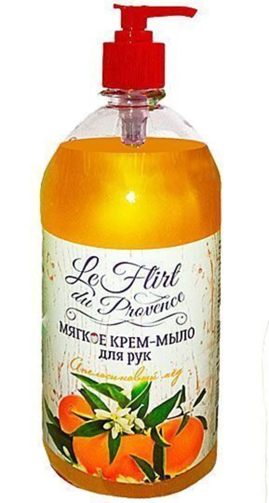 Крем-мыло жидкое Le Flirt Du Provence Апельсиновый Мед 1000 мл.