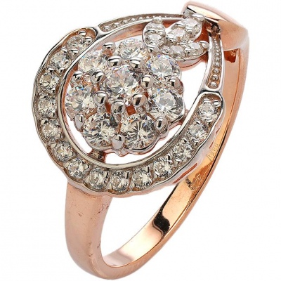 

Кольцо из серебра с фианитом р. 20,5 Эстет 01К158613РА, 01К158613РА