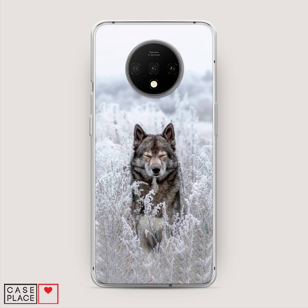 

Чехол Awog на OnePlus 7T / ВанПлас 7T "Волк в поле", Белый;черный, 150950-1