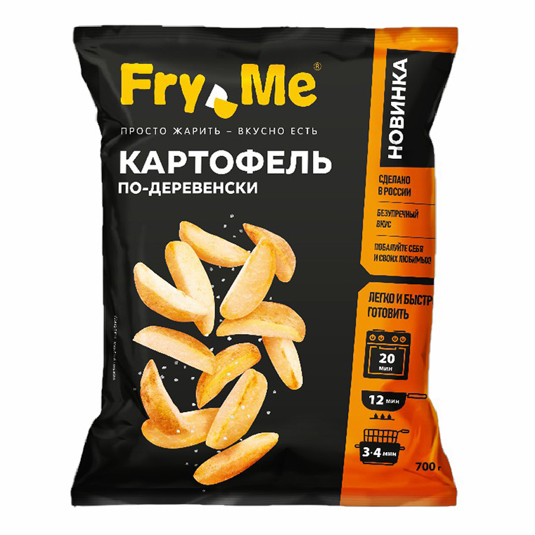 Картофель Fry Me по-деревенски замороженный 700 г