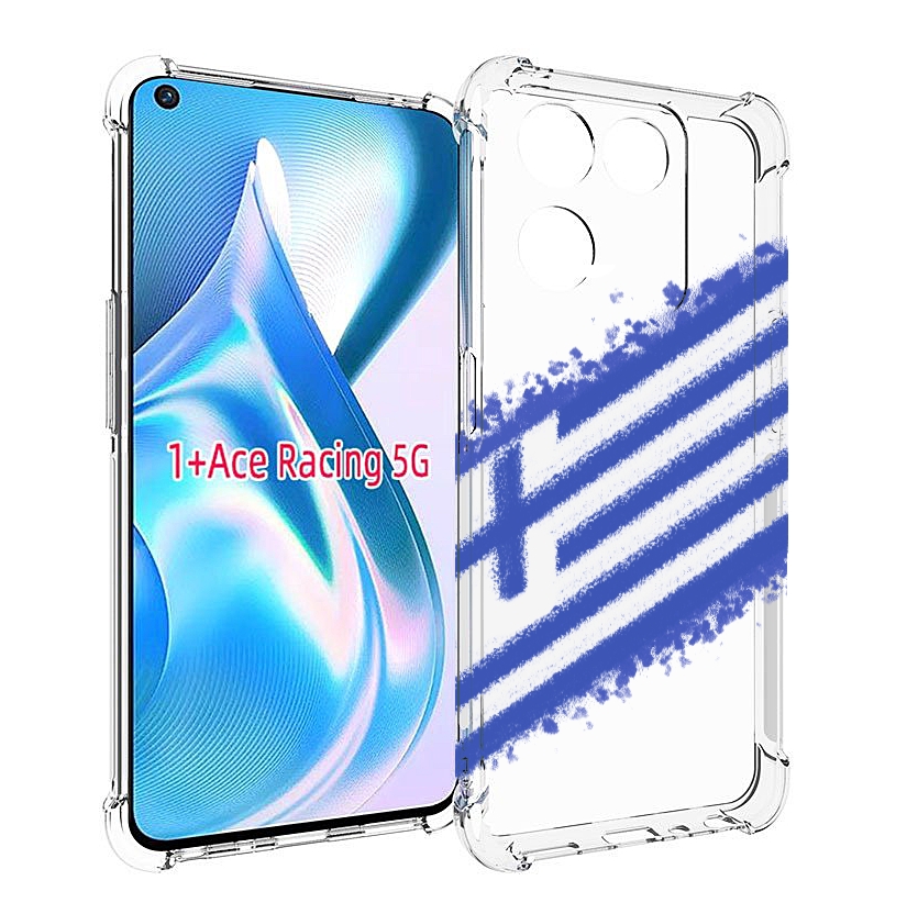 

Чехол MyPads флаг Греции для OnePlus Ace Racing, Прозрачный, Tocco