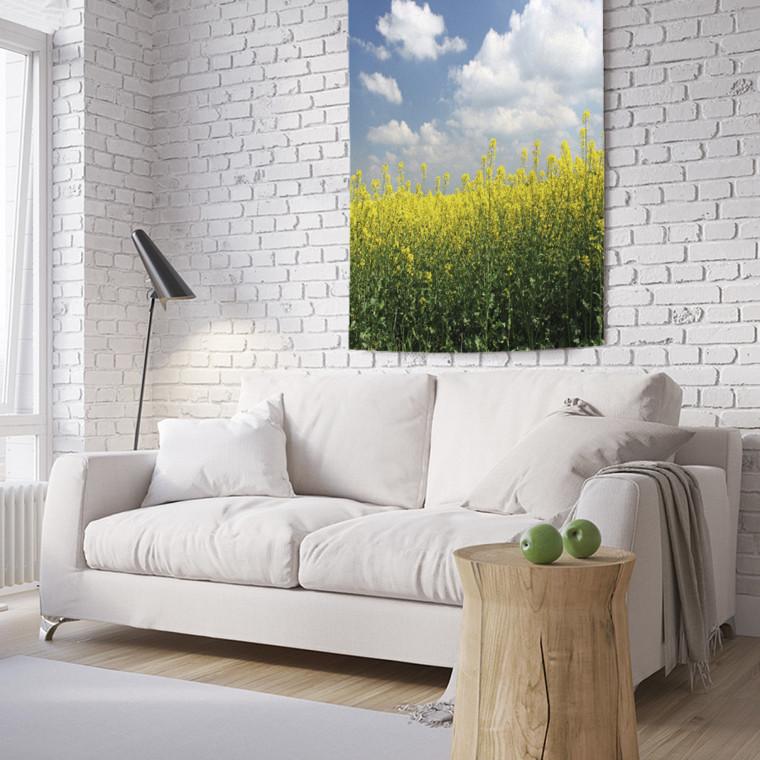 

Вертикальное фотопанно на стену JoyArty Цветущий рапс 100x150 см, Цветущий рапс
