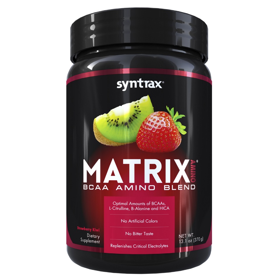 фото Аминокислоты syntrax matrix amino клубника-киви (370 гр)