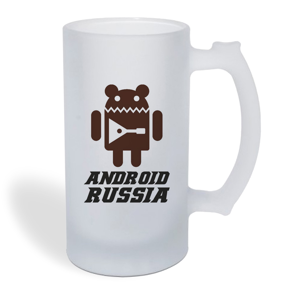 

Кружка пивная CoolPodarok Android Russia