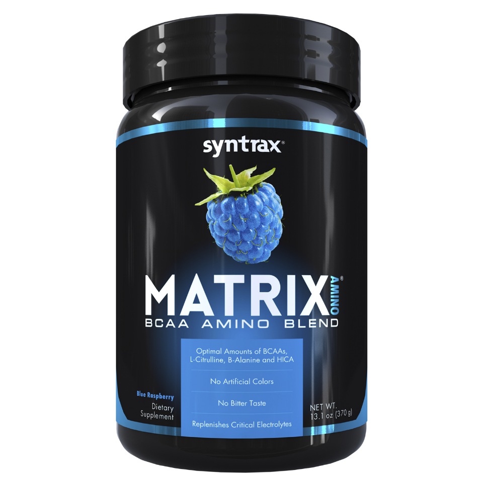 Аминокислоты Syntrax Matrix Amino, ежевика, (370 гр)