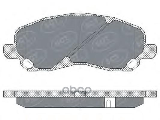 

Колод. Торм.Перед. Mits Outlander 12-/Asx/Lancer 03-/10-/Citr C4 Aircross/Peu.4008 12- SCT, SP273