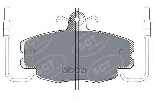 

Колод. Торм.Задн. Renault Logan 04-/10-/Sandero I/Ii 08-/10- SCT sp189, SP189