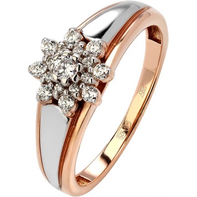 

Кольцо из серебра р.  Эстет 01К1511706РА, фианит, 01К1511706РА