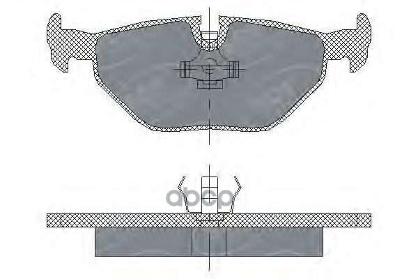 

Колод. Торм.Перед. Bmw E39 96-04 SCT sp184, SP184