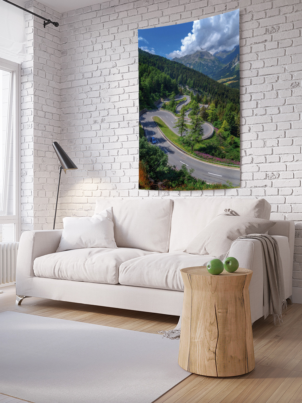 

Вертикальное фотопанно на стену JoyArty Горная трасса 100x150 см, Горная трасса