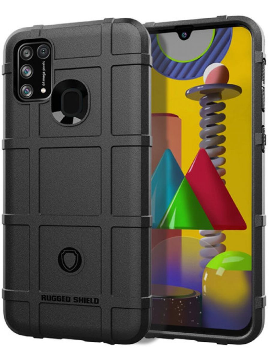 

Brodef Rugged Противоударный чехол для Samsung Galaxy M31s черный