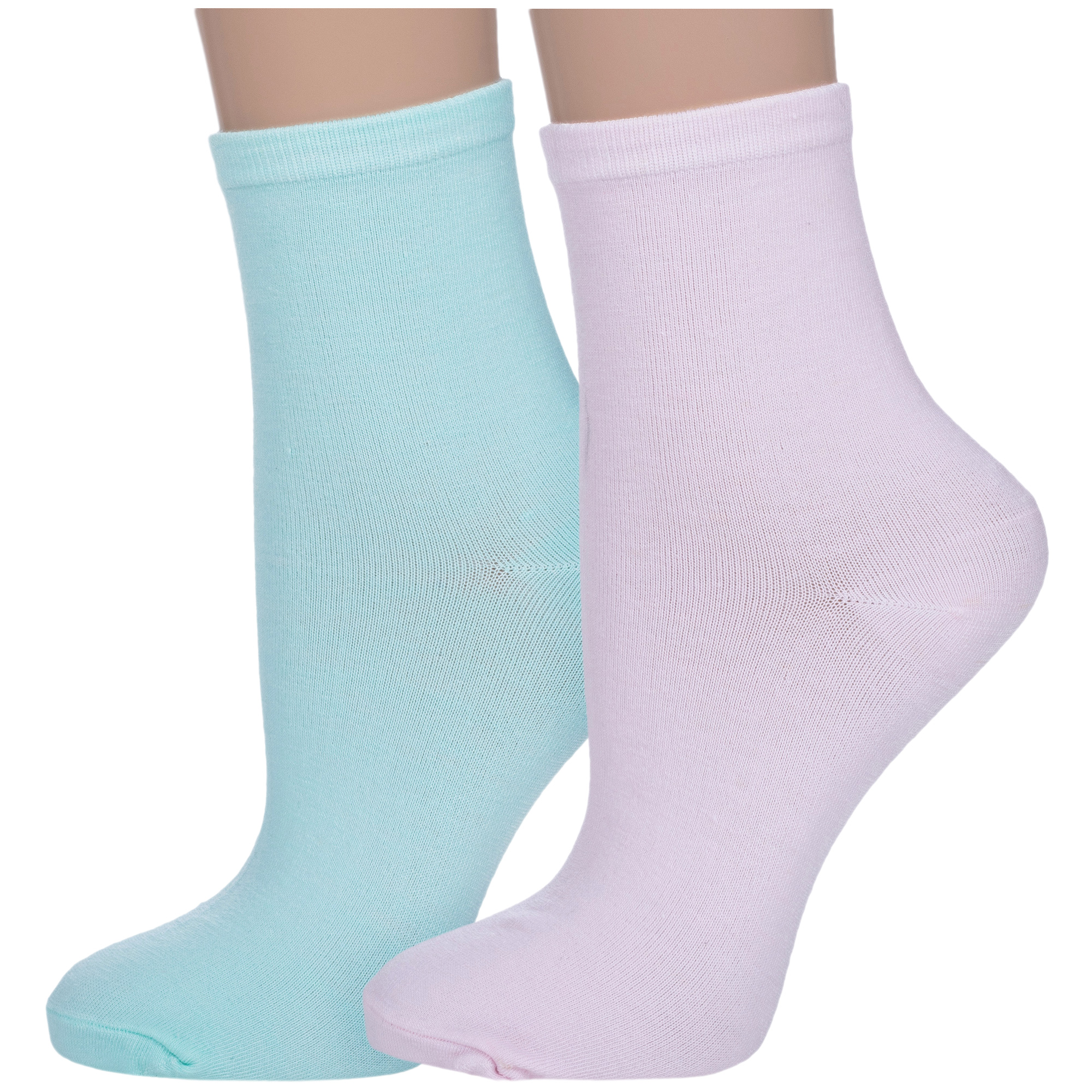 

Комплект носков женских Hobby Line 2-339 разноцветных, Бирюзовый;розовый, 2-339