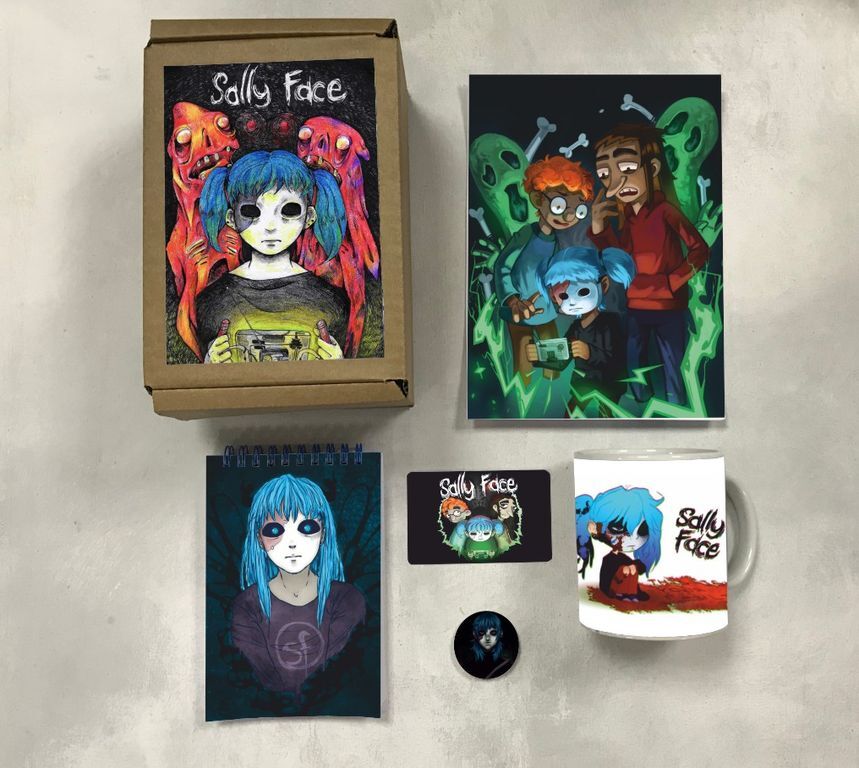 

Бокс с подарком Sally Face - 1, 50276872, 5 предметов, Бежевый