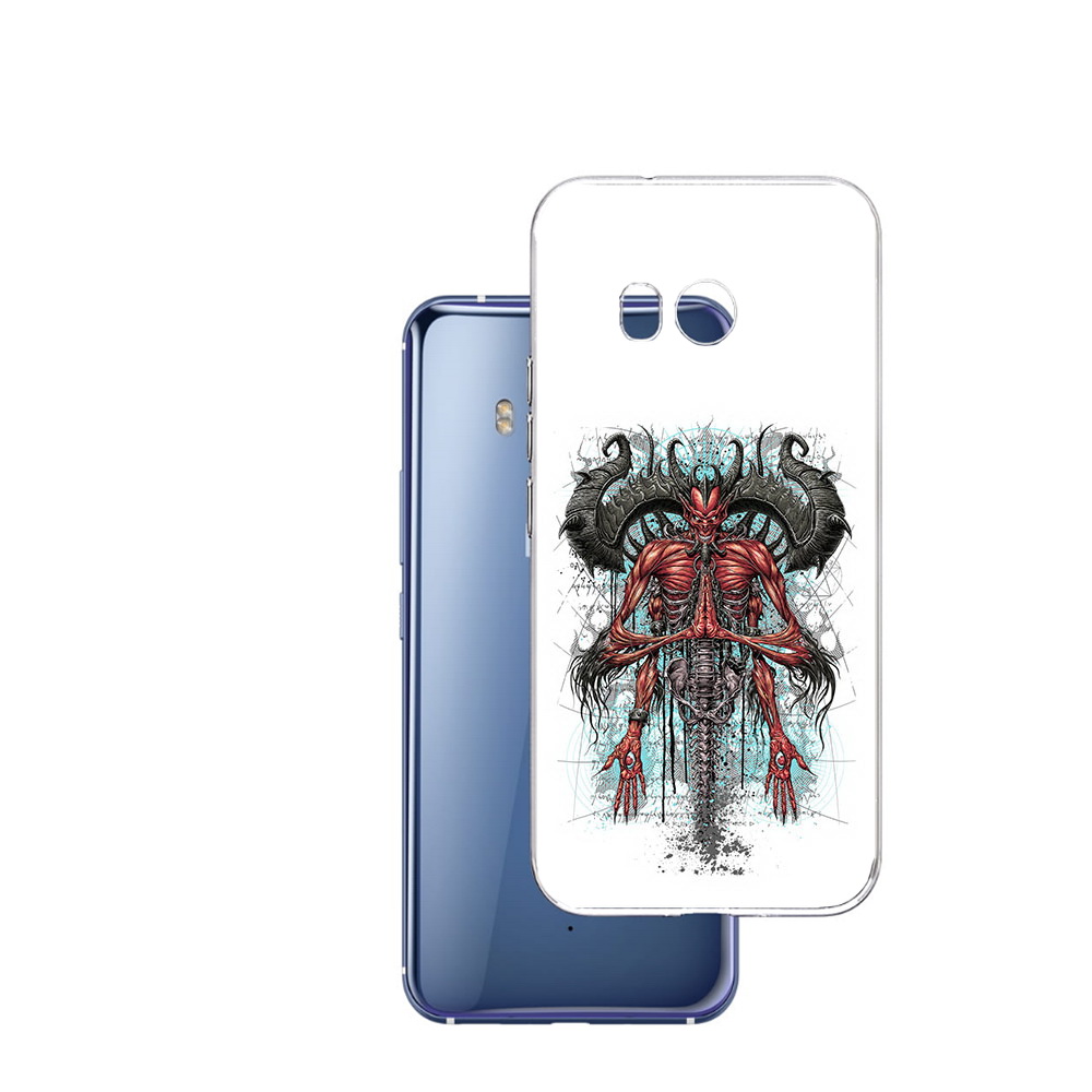 

Чехол MyPads Tocco для HTC U11 дьявол, Прозрачный, Tocco