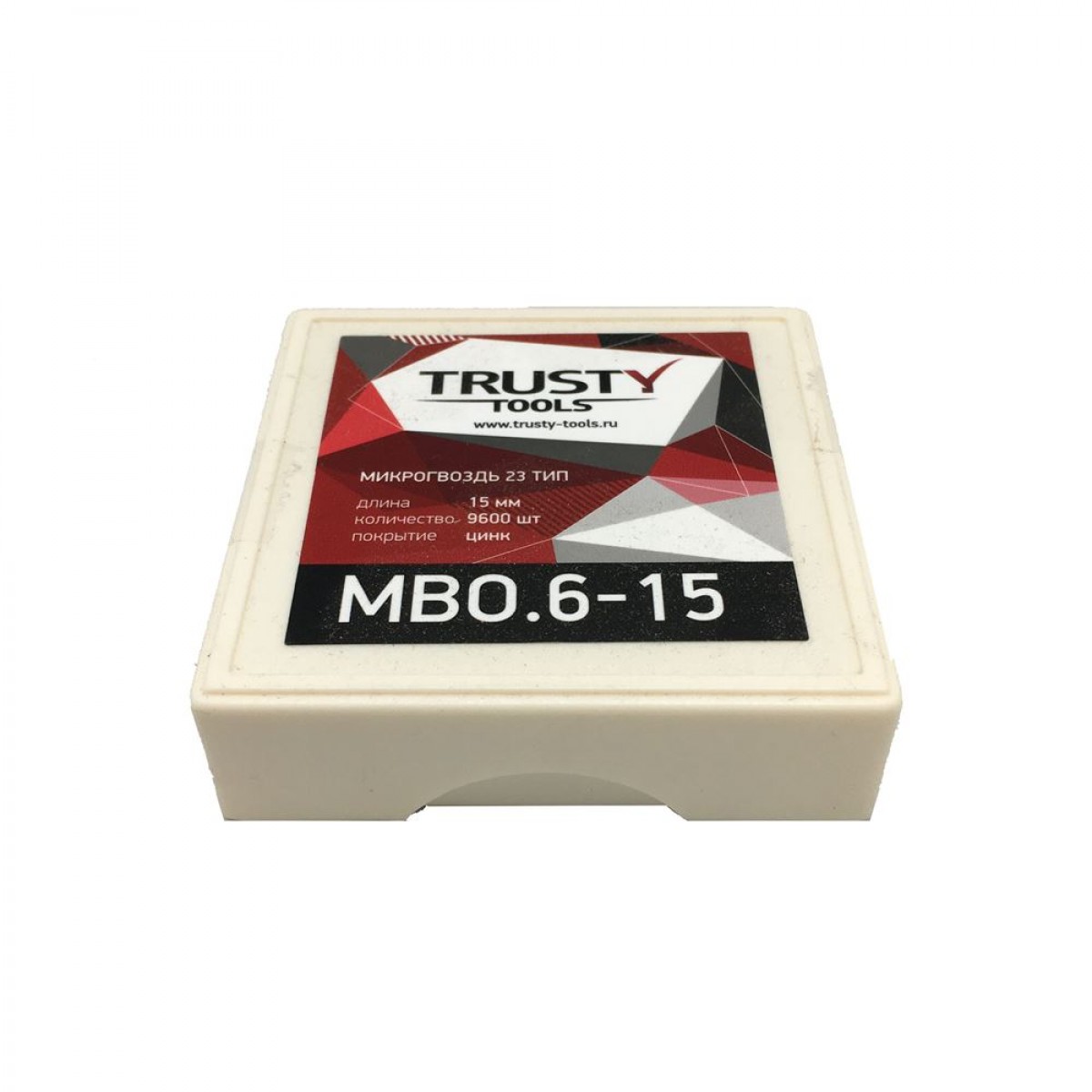 Микрогвоздь Trusty 15 мм MBO.6-15 тип 23, 23 ga, MB (9600 шт)