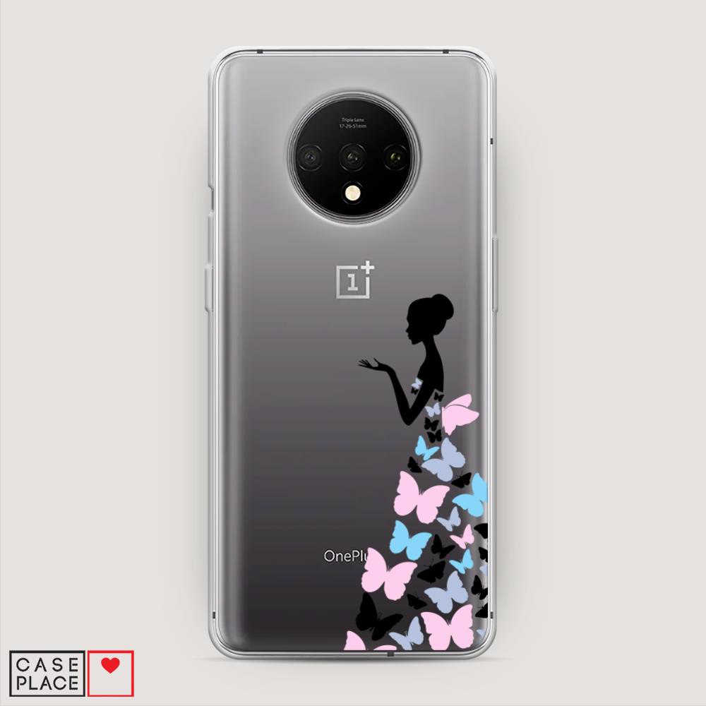 фото Чехол awog "платье из бабочек" для oneplus 7t
