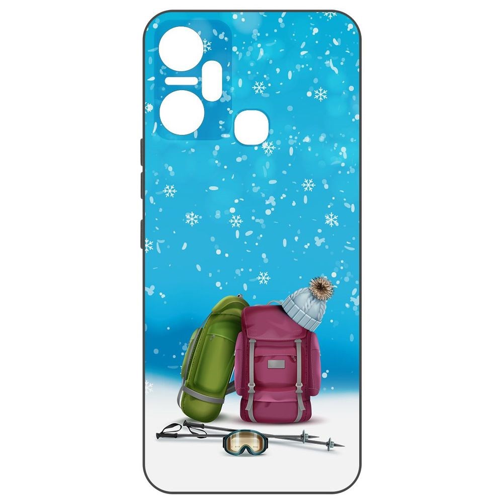 

Чехол-накладка Софт Зимний отпуск для Infinix Smart 6 Plus